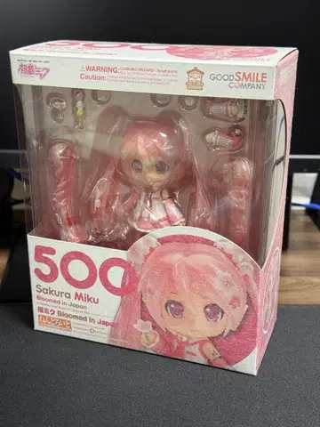 [ 미개봉 ] 500 넨도로이드 하츠네 미쿠 벚꽃 미쿠 Bloomed