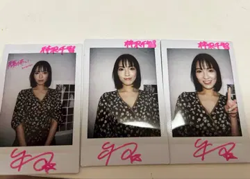 사인 포함 카키자와 치토 3장 세트