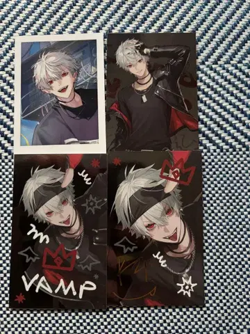 니지산지 쿠츠하 폴라로이드 메탈 카드 금박