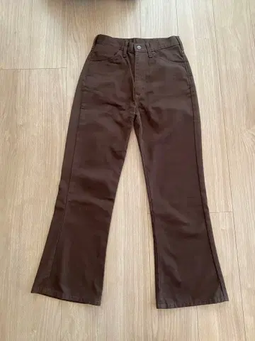 Wrangler 부츠컷 데님 브라운