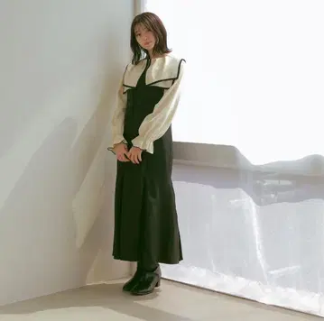 큰 옷깃 파이핑 BS AnMILLE