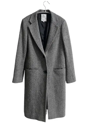 B:ming by BEAMS 빔즈 그레이 헤링본 롱 울