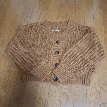 NICE CLAUP 브라운 가디건 사이즈 F