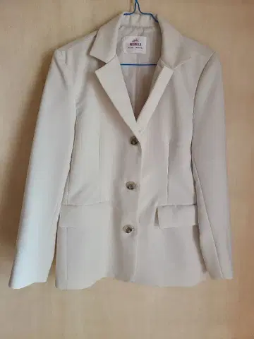 화이트 테일러드 자켓 프리 사이즈