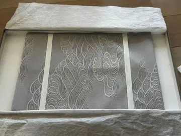 미사용품 후쿠로 오비 그레이