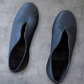 캠퍼 블랙 가죽 신발