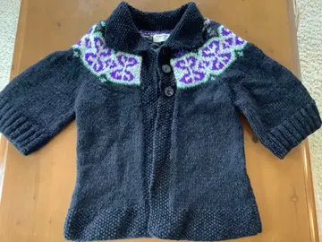 피플트리 울 손뜨개질 가디건 스웨터 니트