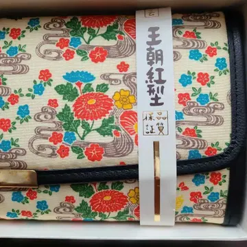 왕조 홍가타 꽃무늬 장지갑