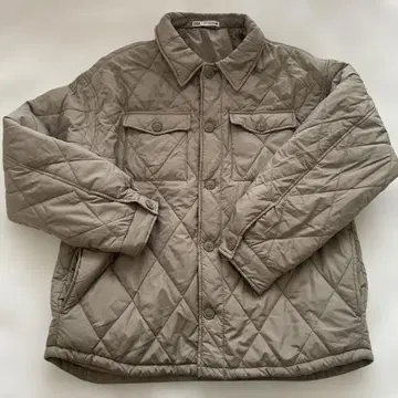 ZARA 베이지 퀼팅 자켓 M