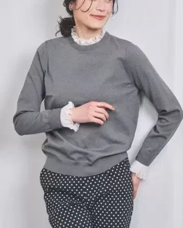 새상품 UNITED ARROWS 오간자 플리츠 4WAY 니트