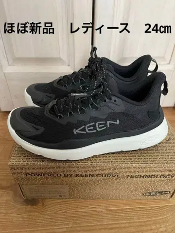 새상품급 여성용 스니커즈 KEEN Curve 블랙 WK450