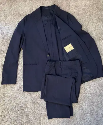 나노 유니버스 네이비 캐주얼 셋업 자켓과 팬츠