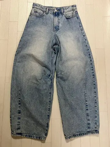 LOWRYS FARM 콘 커브 팬츠 라이트 블루 M 사이즈