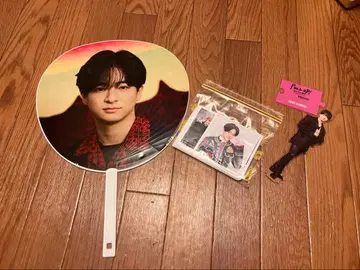 Hey! Say! JUMP 치넨 유리가 부채, 아크릴 스탠드, 사진