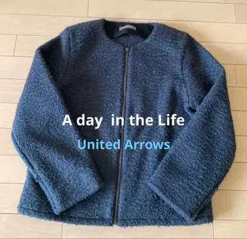 A day in the Life 보아 지퍼 블루종