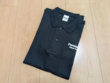 새상품 Panasonic 파나소닉 피케 셔츠 M 블랙