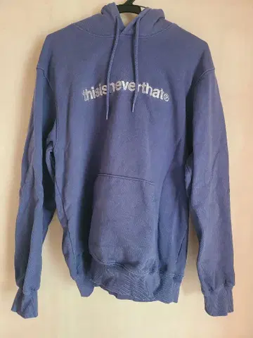 thisisneverthat 퍼플 후드 부착 후드티