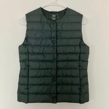 UNIQLO 울트라 라이트 다운 컴팩트 베스트 S 다크 그레이