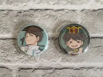 하이큐 난자타운 백귀야행 캔뱃지 오이카와 (등신/SD) 세트