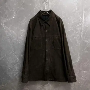 LUCIANO BARBERA 루치아노 바르베라 캐시미어 가죽 셔츠