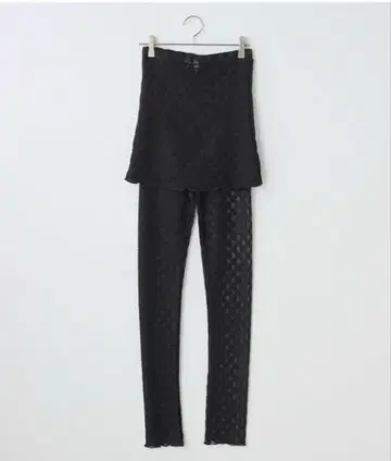 HOLIDAY 홀리데이 레이스 팬츠 스커트 블랙