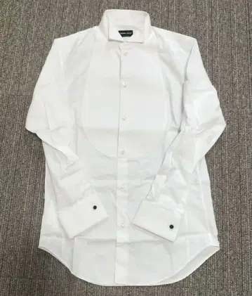 조르지오 아르마니 화이트 턱시도 셔츠