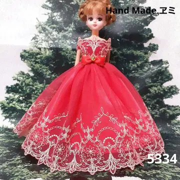 레드&골드 드레스 5334