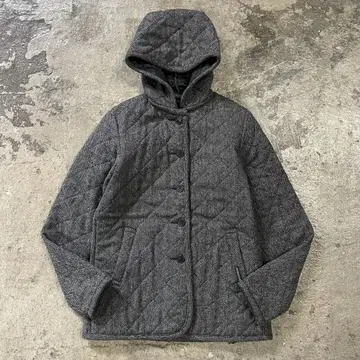 새상품급 LAVENHAM 라벤햄 헤링본 퀼팅 자켓 38