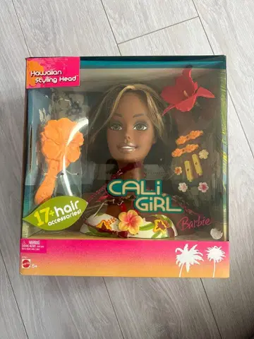 2005년 바비 Barbie 빈티지 헤드 캘리포니아 하와이 블랙