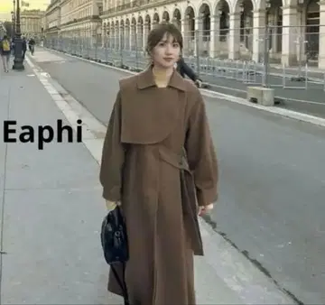 브라운 오버 사이즈 코트