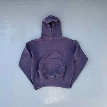 맥코이 퍼플네이비 후디 구제 의류 페이드 빈티지