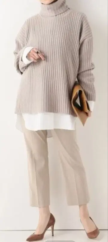 Plage MAXI widerib turtle 니트