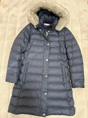 TOMMY HILFIGER 후드 부착 다운 자켓 M 네이비
