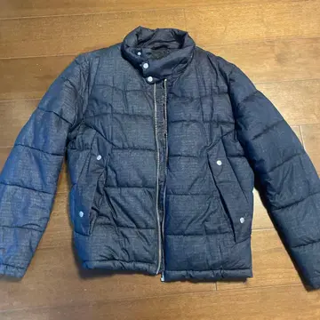 ZARA z1975 남성용 다운 자켓 XL 네이비