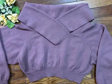 ROMEO GIGLI 오프숄더 니트 스웨터 레어 빈티지 상품