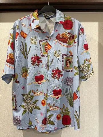 RFAUSNTIY 반팔 하와이안 셔츠