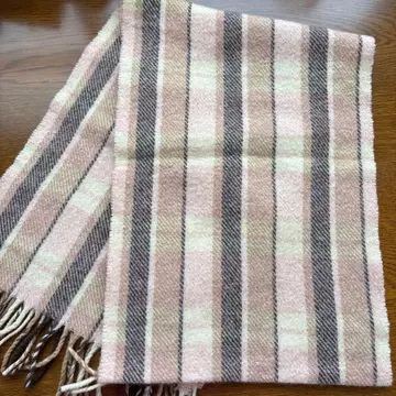 아쿠아 스큐텀 머플러 핑크 브라운