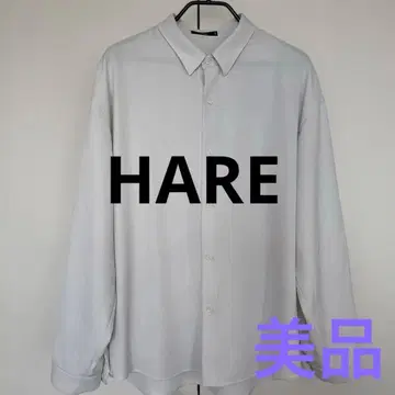 HARE 드레이프감 긴팔 셔츠 화이트