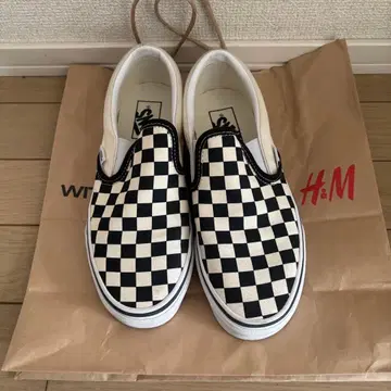 VANS 체커 체커보드 슬립온