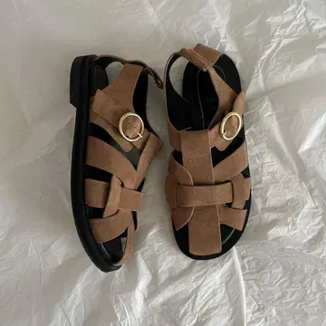 zara 37 구르카 샌들 스웨이드 천연 가죽 베이지 mango H&M