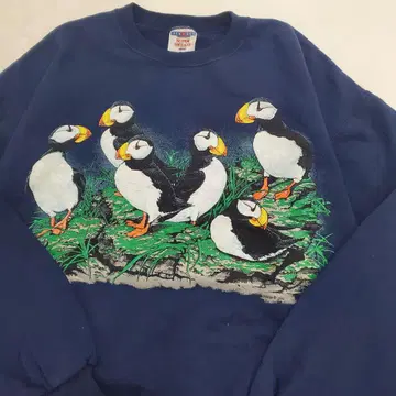 90s 니시츠노메도리 프린트 맨투맨 JERZEES USA제