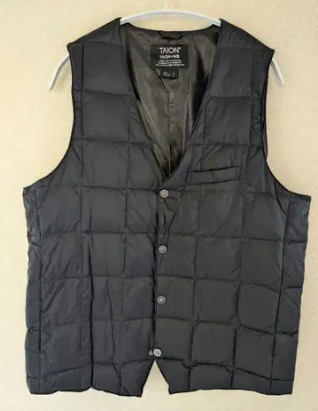 TAION 블랙 다운 베스트