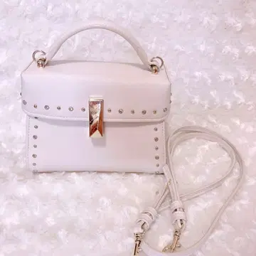 CELFORD 비쥬 스터드 미니백 아이보리