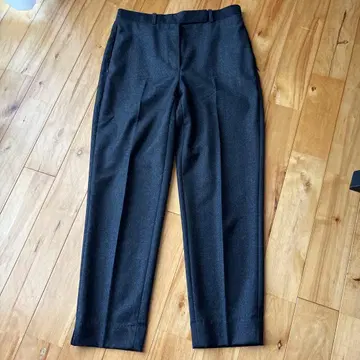 theory 다크 그레이 슬랙스 사이드 포켓 부착