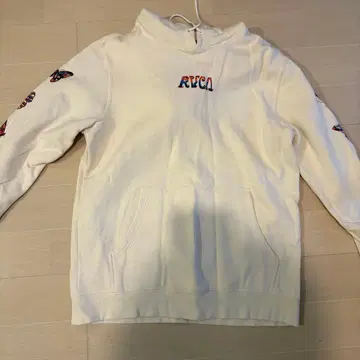 RVCA 화이트 후드티 M 사이즈