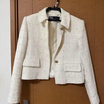 ZARA 트위드 자켓