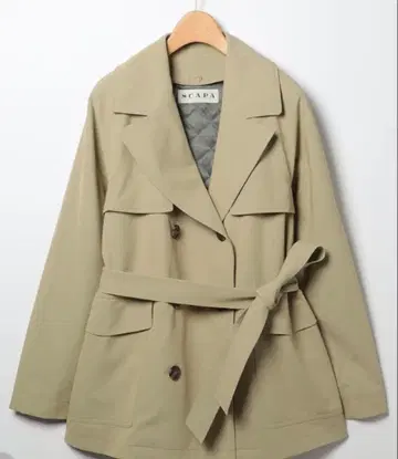 SCAPA 베이지 트렌치코트