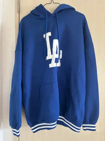 VISION NOISIA 파랑 후드 부착 후드티