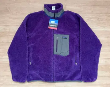 레어 택 포함 미사용 파타고니아 클래식 레트로X 플리스 자켓 보라색 M