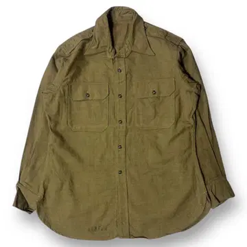 50s US ARMY 울 셔츠 밀리터리 15 1/2 미군 실물